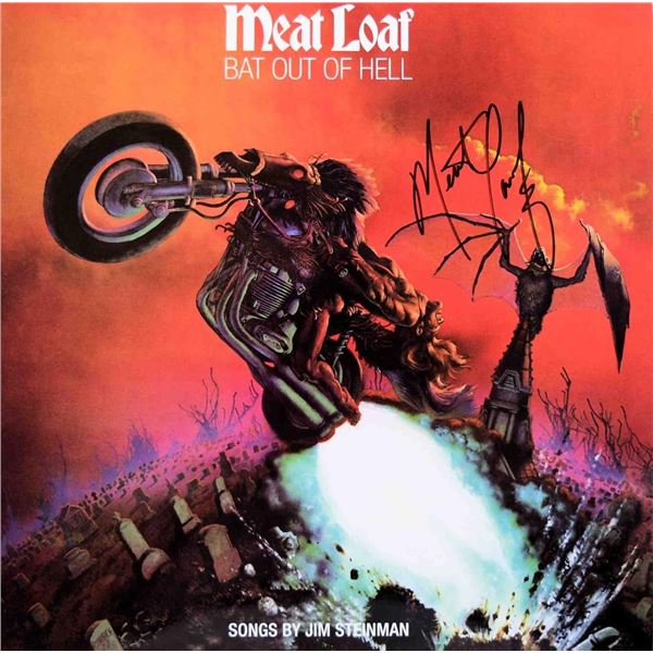 Meat Loaf Bat Out Of Hell signed album