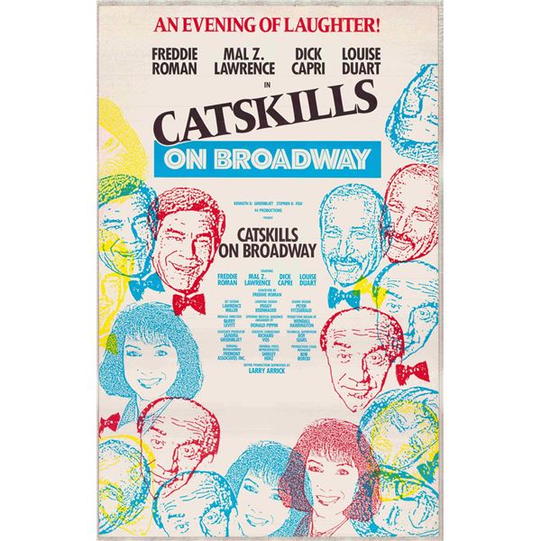 Catskills on Broadway Original Broadway Production Poster Featuring Freddie Roman