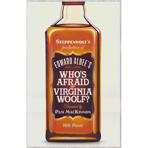 Steppenwolf's Who's Afraid of Virginia Woolf?, Original Broadway Window Card Poster