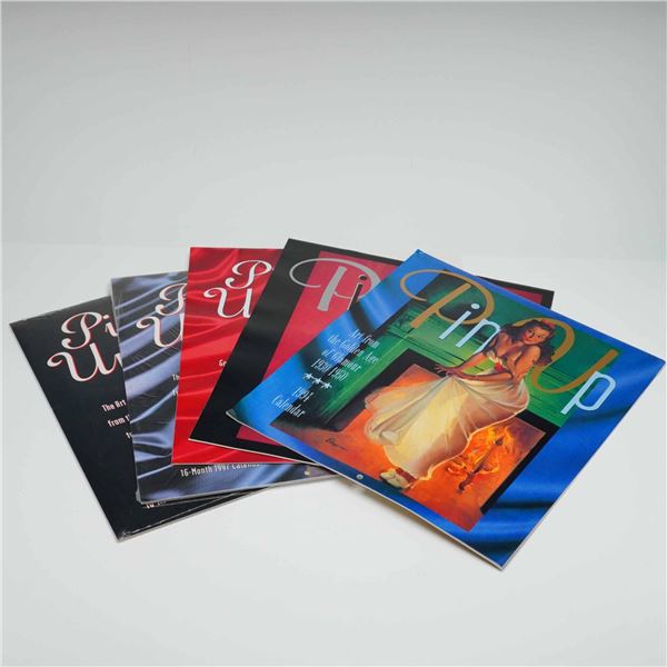5pc Pin-Up Art Calendars from the Golden Age of Glamour 1930-1960