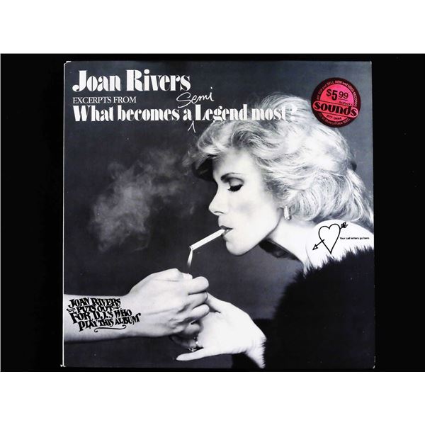 Joan Rivers EXCERPTS FROM What becomes a Semi-Legend most! Promotional LP