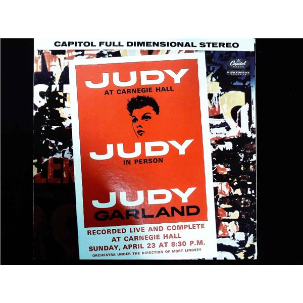 Judy Garland Judy At Carnegie Hall Judy In Person Double LP Set
