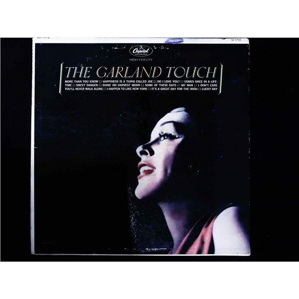 Judy Garland The Garland Touch Vintage Capitol Records LP Album W 1710