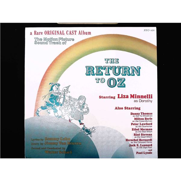 The Return to Oz Original Cast Soundtrack Vinyl LP RFO-101 Liza Minnelli 1978