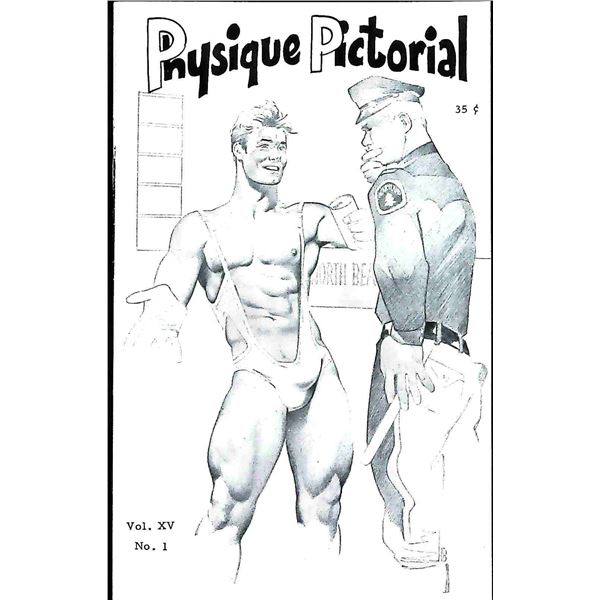 Physique Pictorial Magazine Vol. XV No. 1 Vintage Periodical