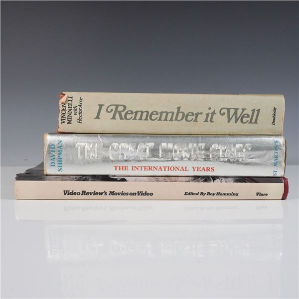 3pc Vintage Hollywood Film Books, Movie Stars & Directors