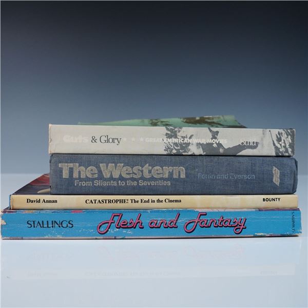 4 Classic Hollywood Film Books, Cinema History Collection