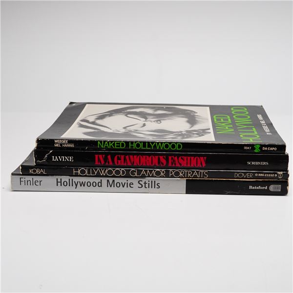 4pc Hollywood Theme Books on Photography and Costume Design