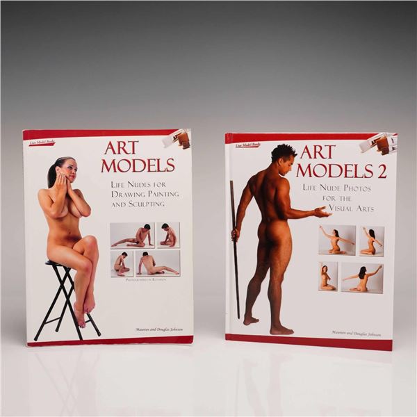 Two Soft and Hardcover Books, Art Models and Art Models 2. Live Model Books LLC, 2006-2007.