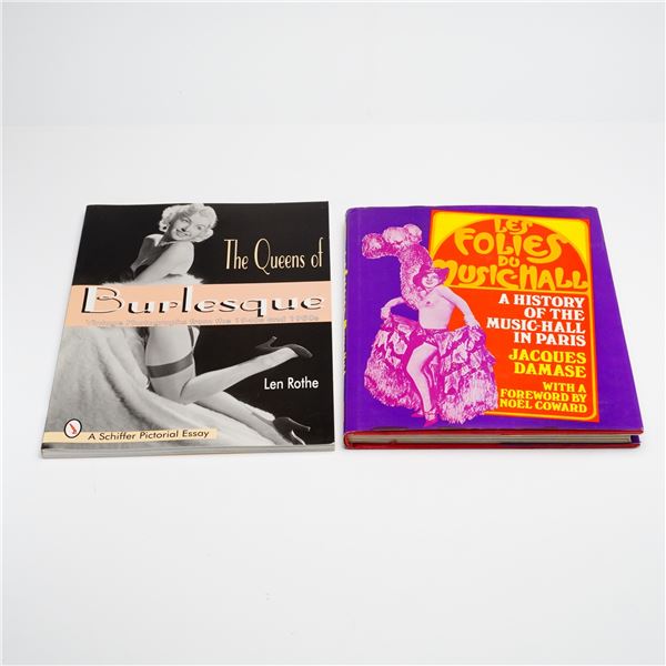 2pc Burlesque History Hardcover and Softcover Books