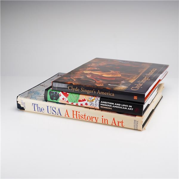 3pc American Art History Books