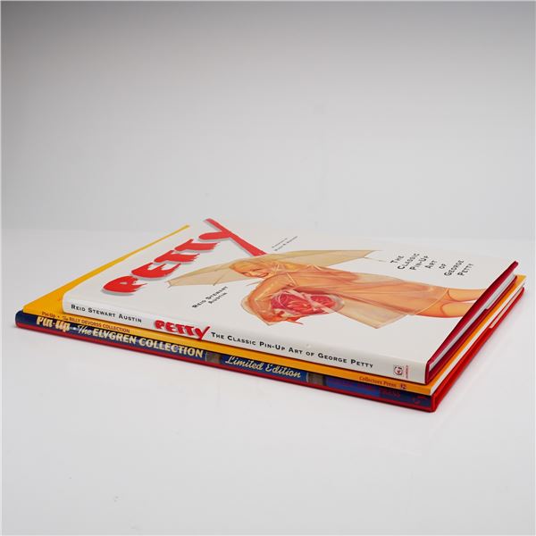 3pc Pin-Up Art Books, Including Signed Edition of Petty