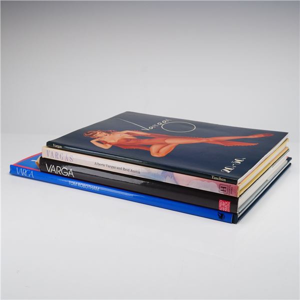 4pc  Alberto Vargas Art Books, 1978-1991