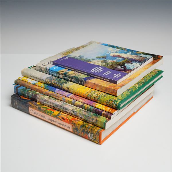 Collection of 6 Art Books: California Impressionism. Various Publishers, 1990-1998