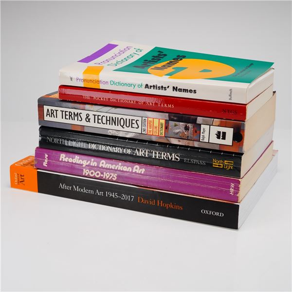6pc Art History and Reference Volumes