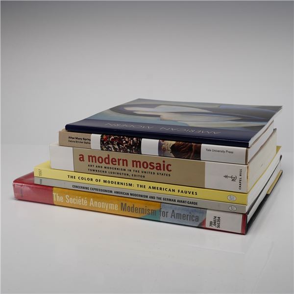 6pc Collection of Art Books on American Modernism