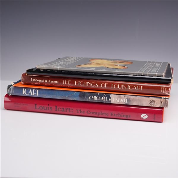 6pc Louis Icart Reference Books and Catalogs