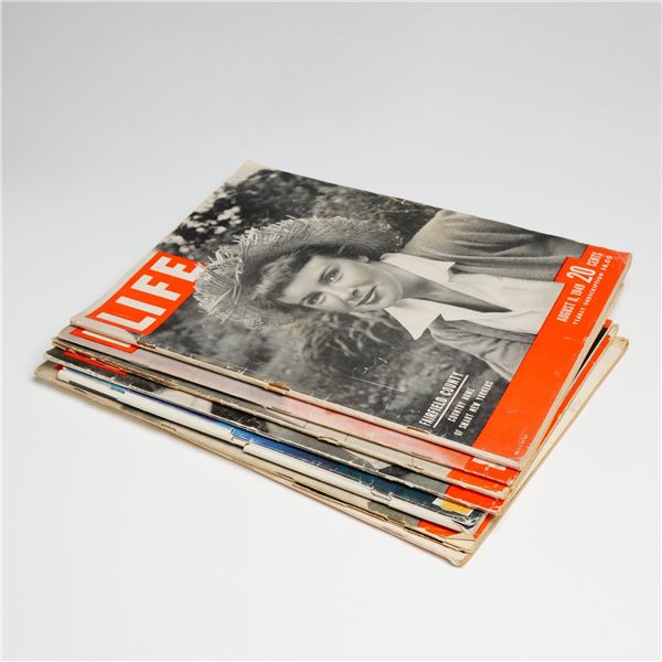 A Collection of Seven Issues. LIFE Magazine. Time Inc., 1944-1953.