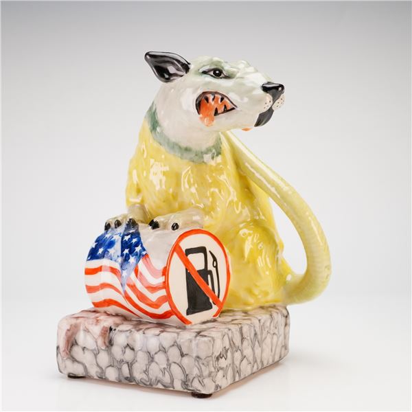 Kevin Francis Banksy World Polluters Series United States Ceramic Figurine by Victoria Bourne