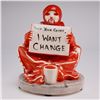 Image 1 : Kevin Francis Ceramics Street Art Collection Artist Copy Banksy Figurine, I Want Change