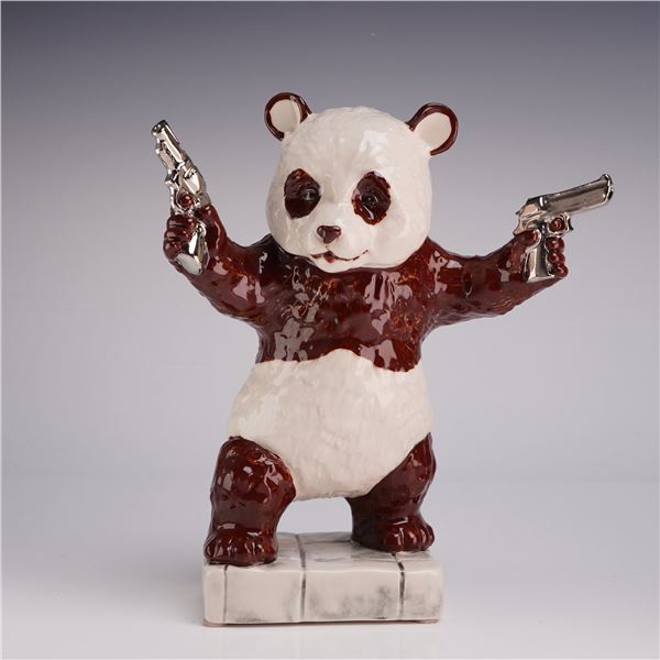 Kevin Francis Ceramics Street Art Limited Edition The D'Andon Panda Figurine