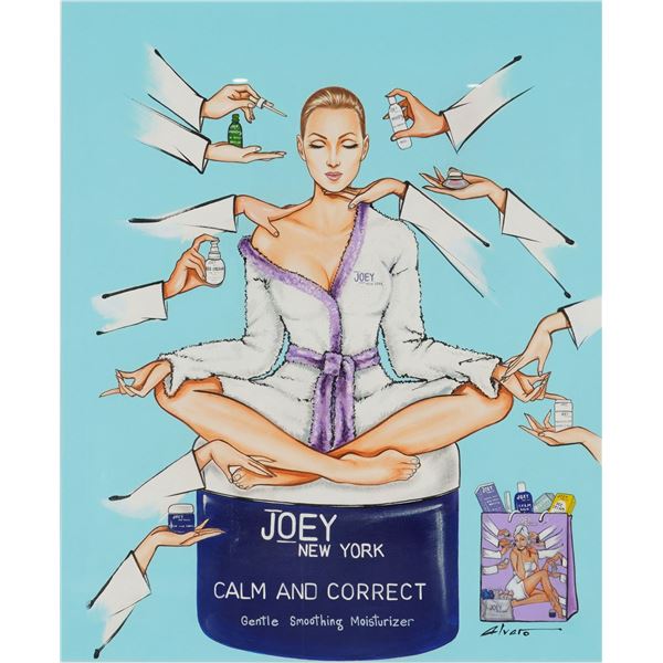 Alvaro, Framed Contemporary Fashion Illustration for Joey New York