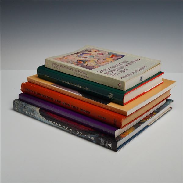 A Collection of 6 Art Books and Catalogs on American Modernism and Illustration