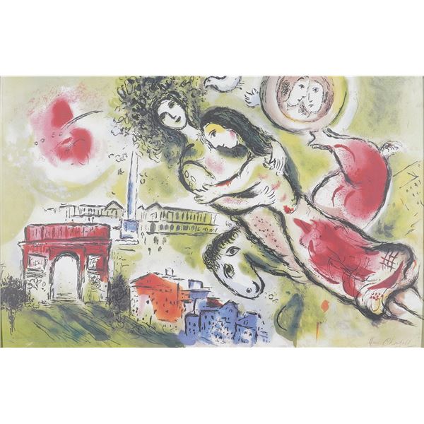 After Marc Chagall  (Russian 1887-1985) Limited Edition Offset Lithograph
