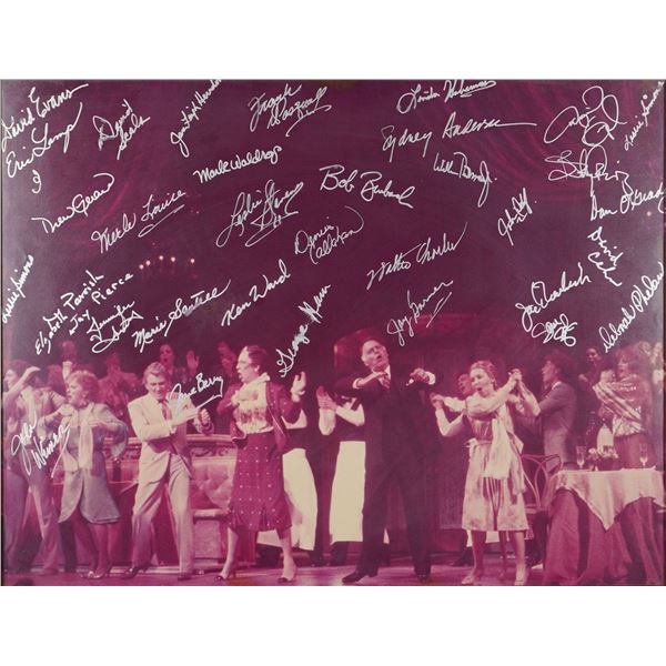 Leonard Bernstein's On the Town Autographed Cast Photograph Featuring Moule Waldros and Ken Ward