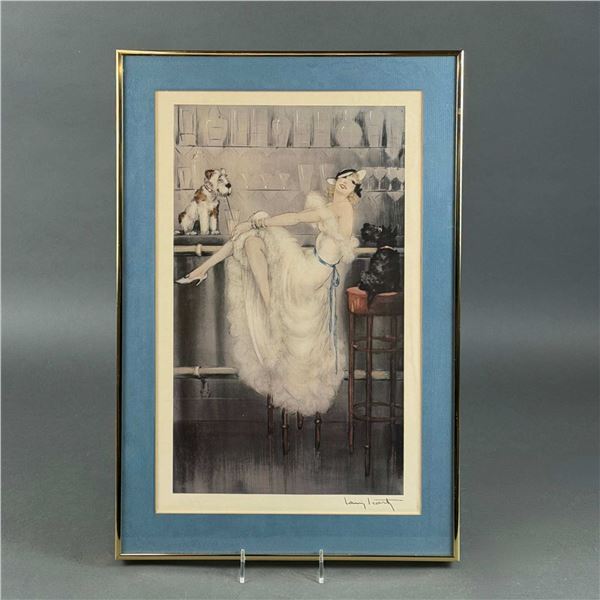 After Louis Icart (French, 1888-1950) Framed Print on Paper, Gay Trio