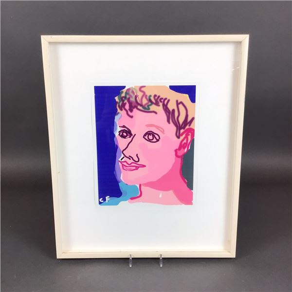 CF, Stylized Pop Art Portrait of a Man