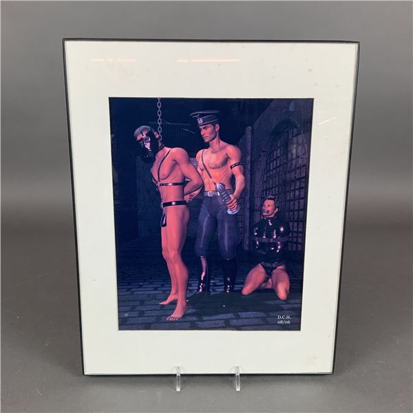 David C. Haslitt (American, 20th century) Homoerotic Art Print
