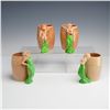 Image 2 : Set of 4 Mid-Century Japanese Risque Ceramic Mugs