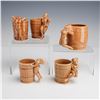 Image 1 : Five Risque Ceramic Shot Glasses and Mug, Attributed to Japan