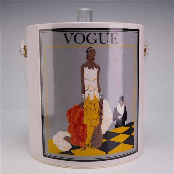 Cera Vogue Ice Bucket with Two Pairs of Ice Tongs