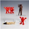 Image 1 : 5pc Wine Risque Opener and Corks with Bag Claw Novelty Barware Collection