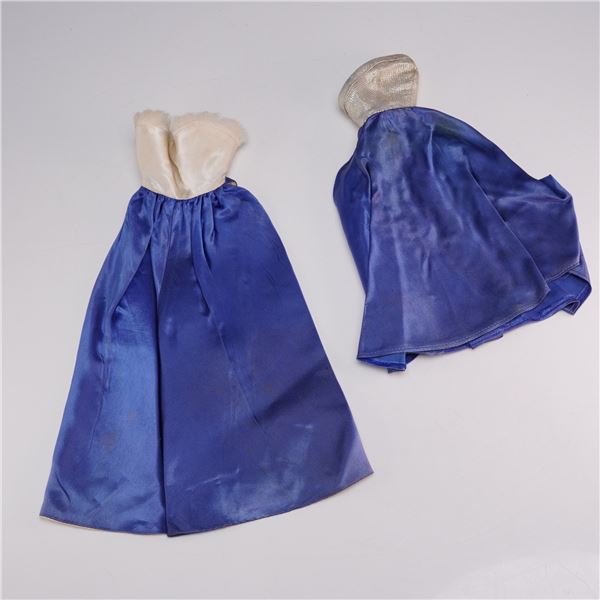 Barbie Midnight Blue 2 Piece Evening Gown and Cape Ensemble, No. 1617