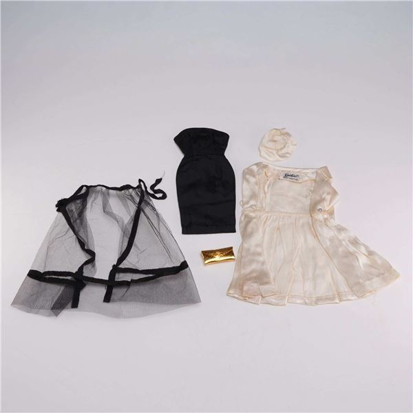 Vintage Barbie 2pc Outfits White Magic and Black Magic by Mattel