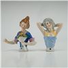 Image 1 : Two German Hand-Painted Porcelain Half Dolls