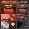 Image 6 : Sunkenet Red Light Therapy Lamp for Body & Face with Stable Stand; Large Panel/280 LED's - NEW