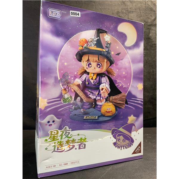 1512pcs Starry Night Dreamer/Little Witch Lego-Style Building Block Toy Set - LOZ No. 1969 - New!