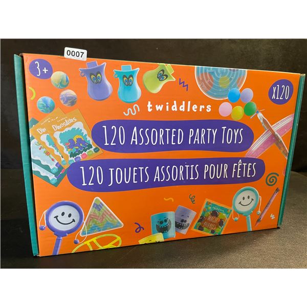 Twiddlers 120PC Box of Assorted Party Toys/Party Favors - Brand New!