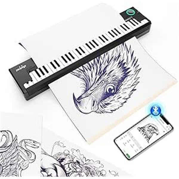 Peripage P90 Wireless Tattoo Stencil/Transfer Printer; Inkless Thermal Portable Tattoo Printer - NEW