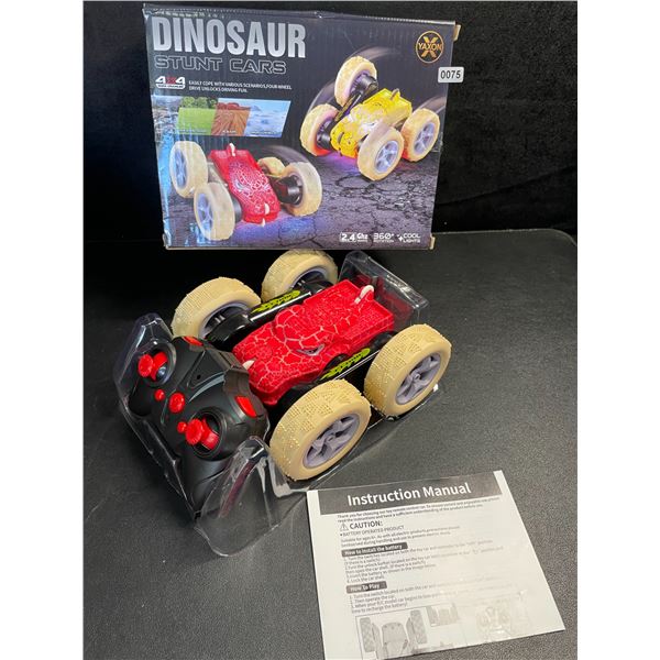Dinosaur Stunt Car 4x4 Rock Crawler RC Flip/Stunt Car with Lighting Effects - New