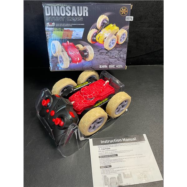 Dinosaur Stunt Car 4x4 Rock Crawler RC Flip/Stunt Car with Lighting Effects - New