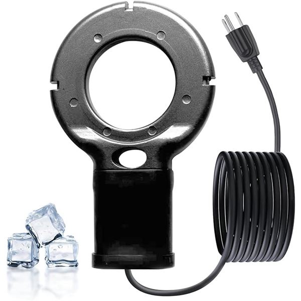500-Watt Deicer/Water Heater - Submergible Cast Aluminum Utility De-Icer Tool - New