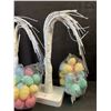 Image 7 : Set of 2 LED Pre-Lit Easter Tree Lamps; 22" Lamps with Colorful Eggs - Battery Operated - New
