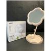 Image 1 : 12" Flower Design Makeup Mirror/Beauty Desktop Mirror - New