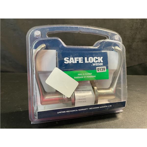 Safe Lock by Weiser - Hall & Closet Passage Interior Door Handle - New