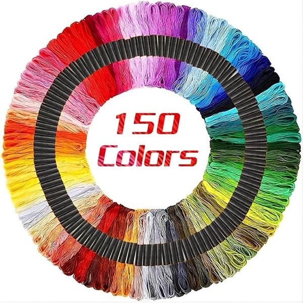 150-Pack Embroidery Thread for Crafting/Cross Stitch Thread - 150 Colours - Brand New